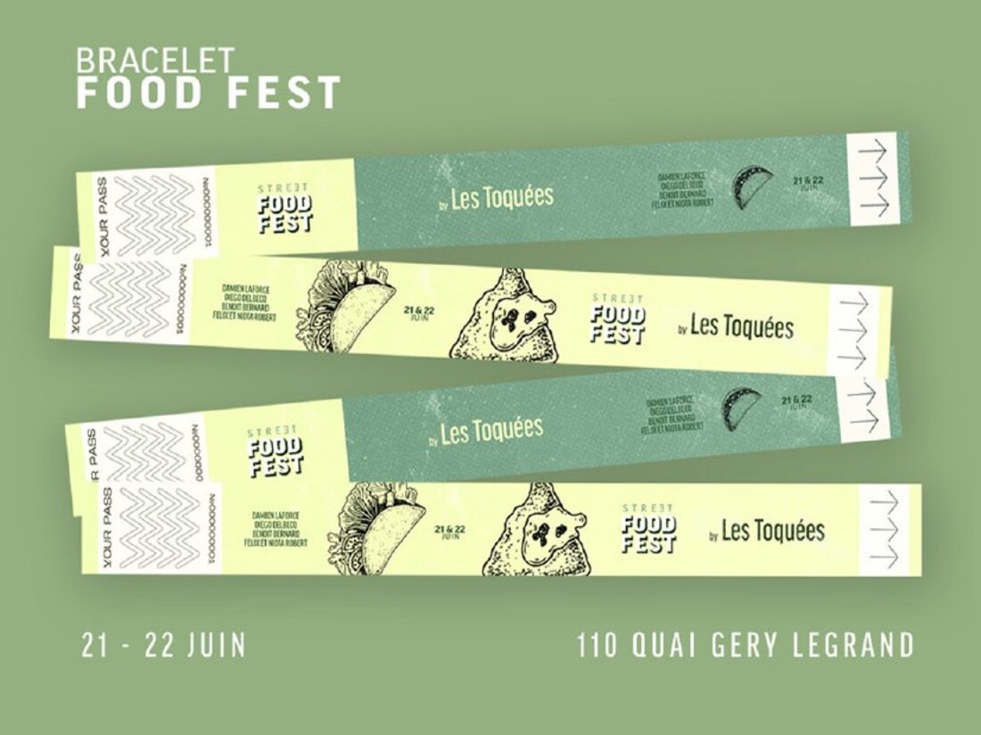 Les Toquées — bracelets Street Food Fest