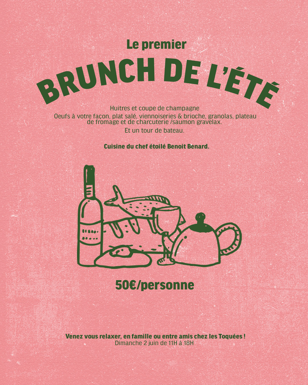 Les Toquées — affiche Brunch de l'été