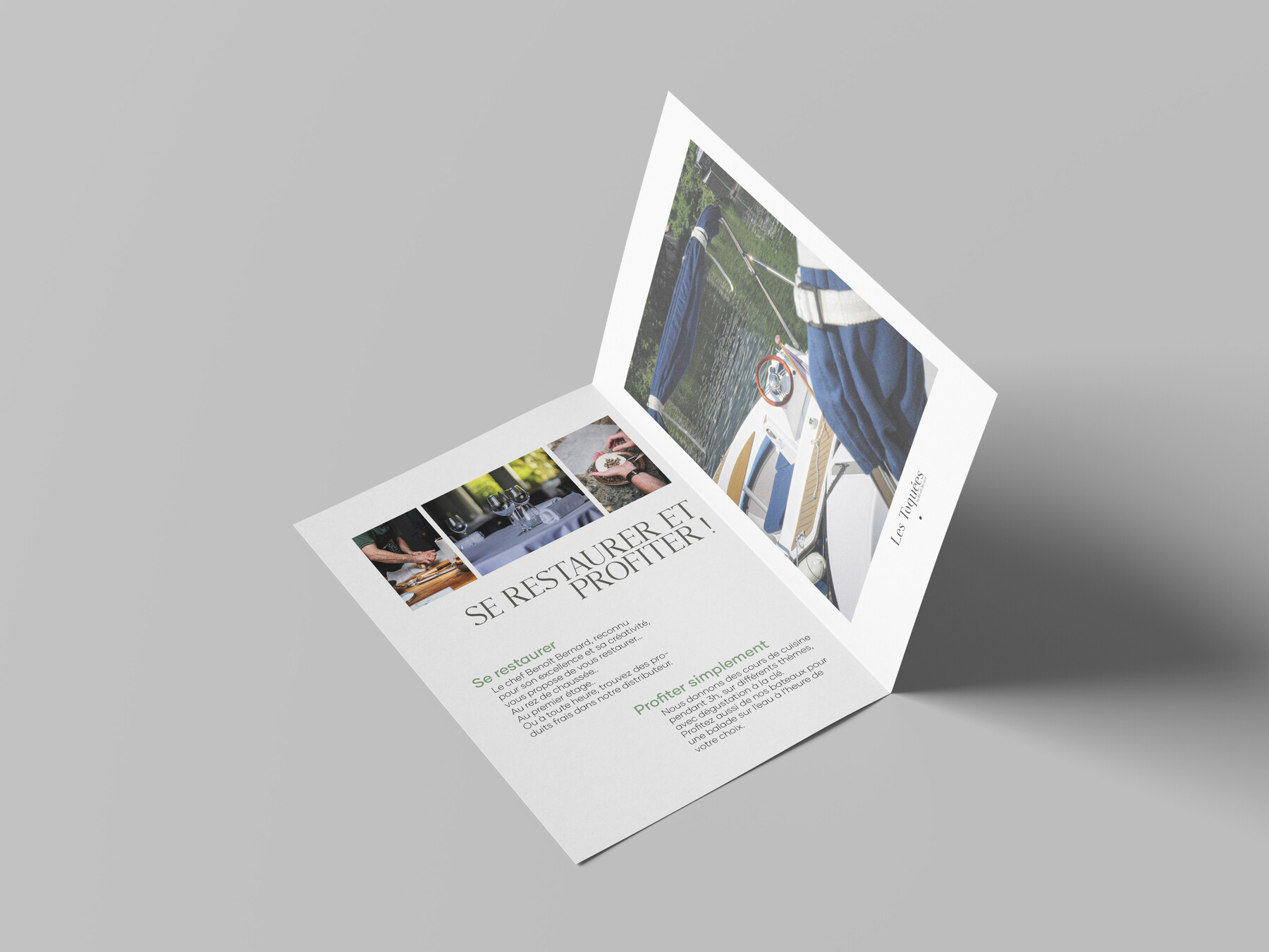 Les Toquées — flyer de bienvenue