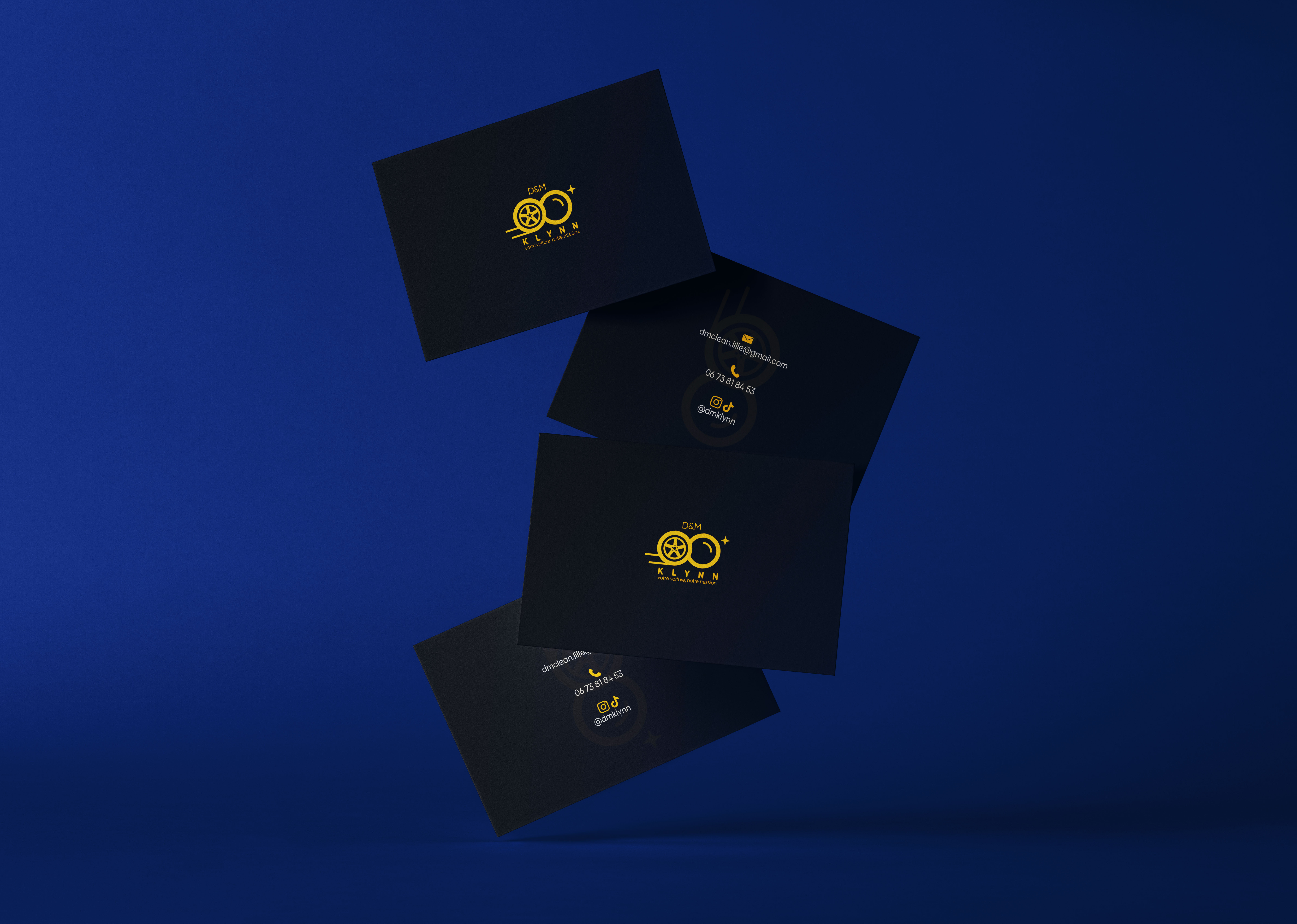 D&M KLYNN — cartes de visite